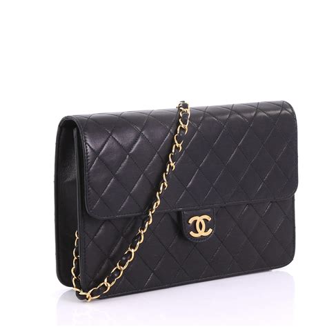 chanel billfold with chain vintage|antique Chanel clutch.